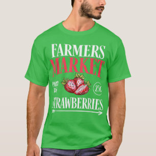 Camiseta Fazenda Mercado Jardim De Morango Agricultores Del