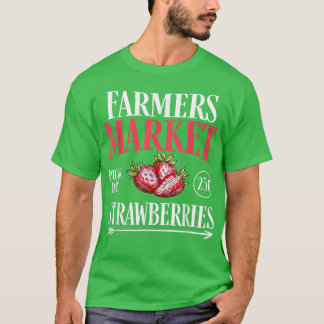 Camiseta Fazenda Mercado Jardim De Morango Agricultores Del