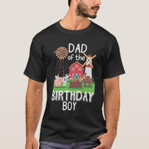 Camiseta Fazenda Pai Aniversário Garoto Mãe Animal Adoran