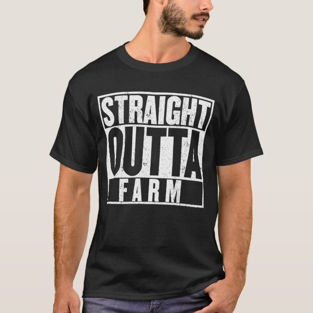 Camiseta Fazenda reta de Outta (Frente)