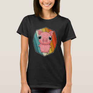 Camiseta Fazenda Retro Animal Fofinho Leitão Porco 1