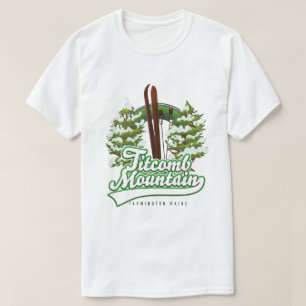 Camiseta Fazenda Titcomb Mountain Farmington Maine Esqui 