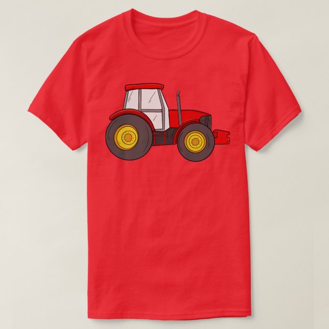 Camiseta Fazenda Trator Farmer Engraçada Mulheres Cavaleira (Frente do Design)