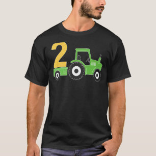 Camiseta Fazenda Trator segundo aniversário 2 anos Parte de