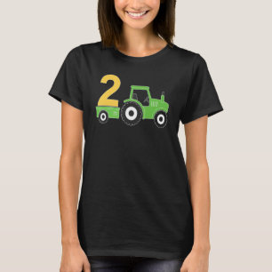 Camiseta Fazenda Trator segundo aniversário 2 anos Parte de