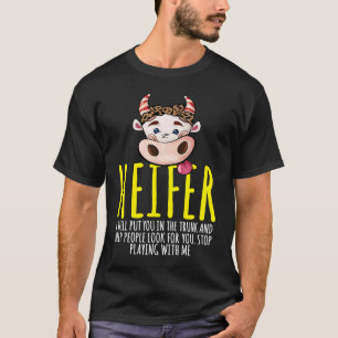 Camiseta Fazenda-tronco de Vaca-Heifer