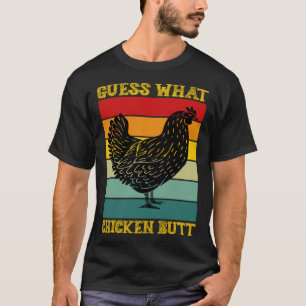 Camiseta Fazenda Vintage Guess What Chicken Butt Bunda de G