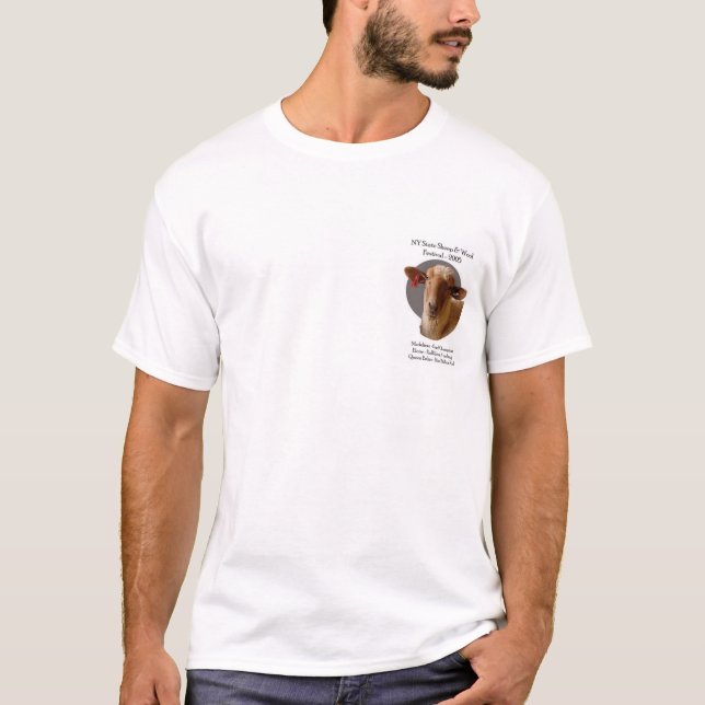 Camiseta Fazendas da rocha do susto - festival 2005 de lãs (Frente)