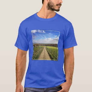 Camiseta Fazendas   Inglês Countryside Dirt Road