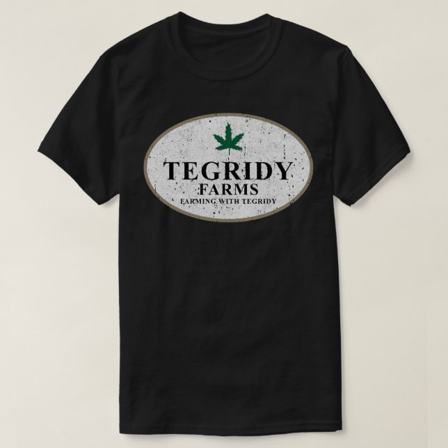 Camiseta Fazendas Tegridy - Agricultura com Tegridy (Frente do Design)