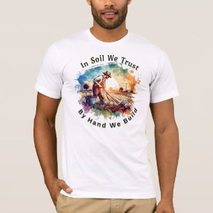 Camiseta Fazendeiro Americano No Solo Confiamos