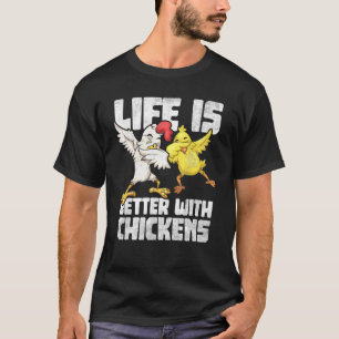 Camiseta Fazendeiro Animal Crianças Dabbing Galo Dab Galinh