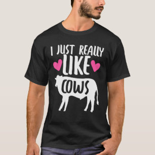 Camiseta Fazendeiro Animal de Criação Eu Só Realmente Gosto