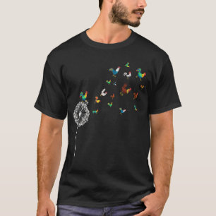 Camiseta Fazendeiro Cultivando Dente-de-Leão Fazenda Animal