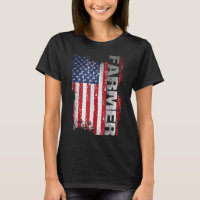 Fazendeiro da Bandeira dos EUA para o Dia 4 de Jul