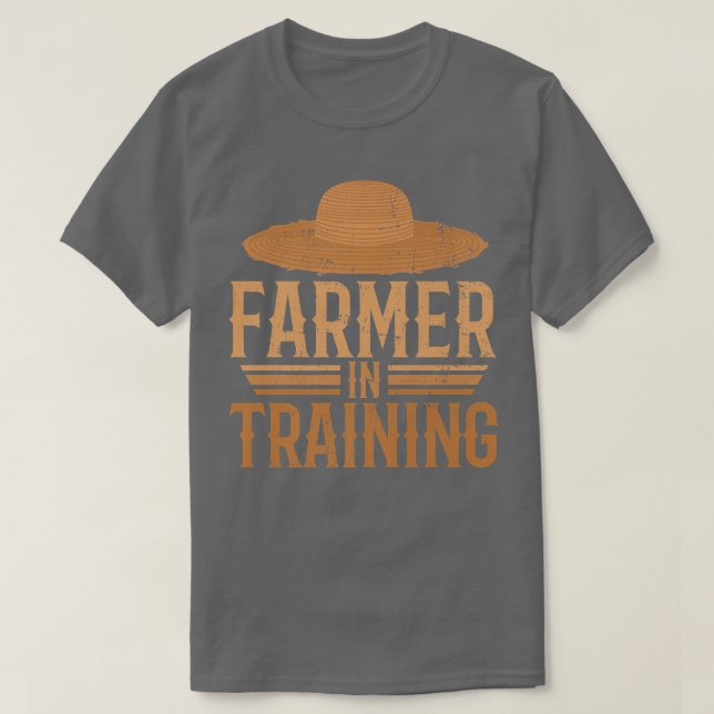 Camiseta Fazendeiro da Fazenda Planter Barn Rancher Fa (Frente do Design)