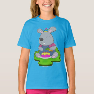 Camiseta Fazendeiro de Aniversário de Coelho