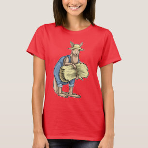 Camiseta Fazendeiro de Canguru Palha