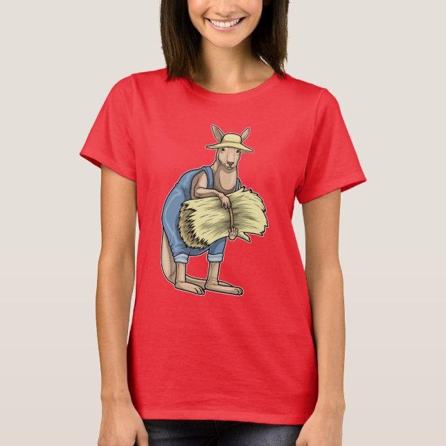 Camiseta Fazendeiro de Canguru Palha (Frente)
