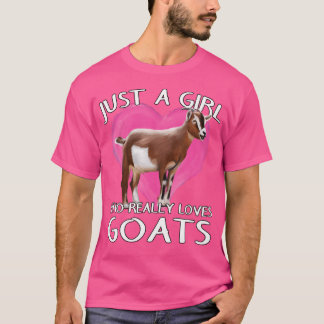 Camiseta Fazendeiro De Fazendas De Cabra Apenas Uma Garota