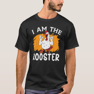 Camiseta Fazendeiro de Frango Calmante de Frango Aves de Fa