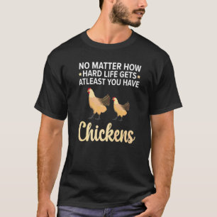 Camiseta Fazendeiro de Frango Galinha Sussurro Fazenda Anim