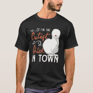 Camiseta Fazendeiro de Galinha Sedosa Mais Fofa Fazenda Gal