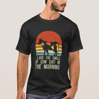Camiseta Fazendeiro de Laticínios Engraçado Retro Criador d