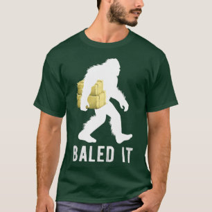 Camiseta Fazendeiro De Pé Grande Com Agricultura De Sasquat