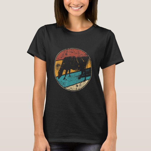 Camiseta Fazendeiro de Vaca Fazenda Vintage (Frente)