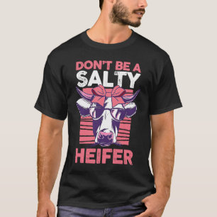 Camiseta Fazendeiro de Vaca Leiteira Pecuária de Vaca Não S