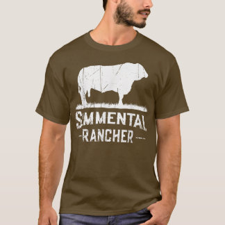 Camiseta Fazendeiro de Vaca Simmental Rancher