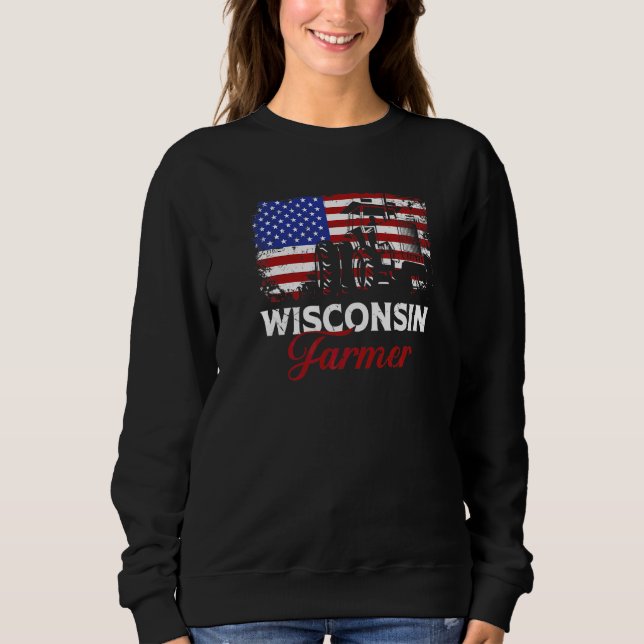 Camiseta Fazendeiro de Wisconsin (Frente)