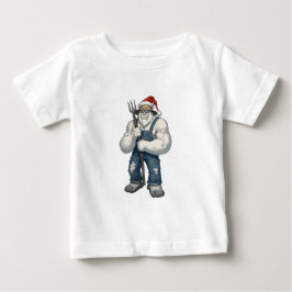 Camiseta Fazendeiro do Yeti Abominável Snowman Natal Divert