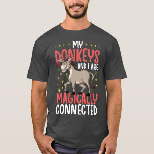 Camiseta Fazendeiro Engraçado Fazenda Animal Donkey