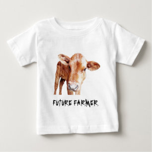 Camiseta Fazendeiro futuro para a criança ou o bebê