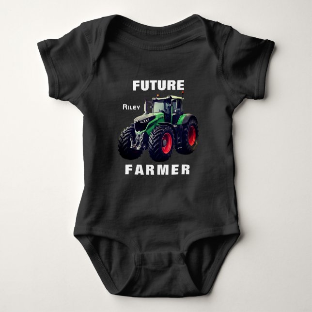 Camiseta "Fazendeiro futuro" & trator (Frente)