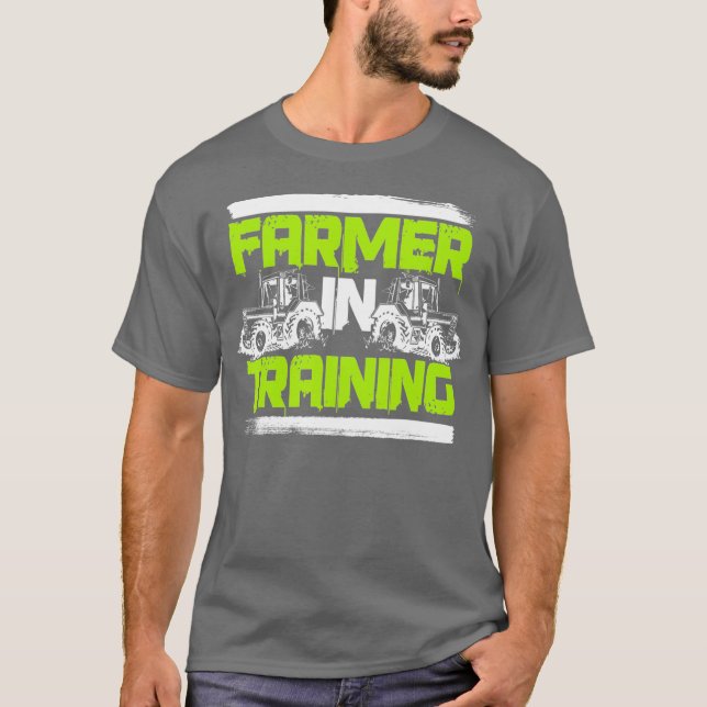 Camiseta Fazendeiro Na Formação De Fazendeiros Engraçados (Frente)