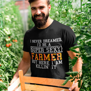 Camiseta Fazendeiro Nunca Sonhou Engraçado