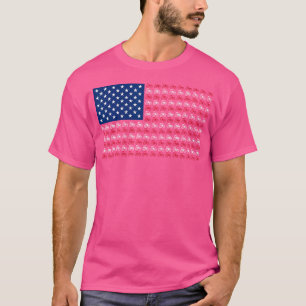 Camiseta Fazendeiro Patriota 4 De Julho Bandeira Americana 
