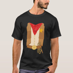 Camiseta Fazendeiro Rodeio Halloween Fantasia Preguiçosa Co