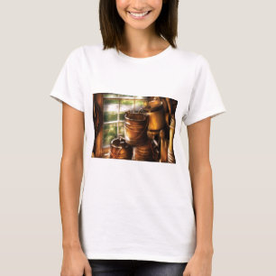 Camiseta Fazendeiro - Uma pilha de baldes