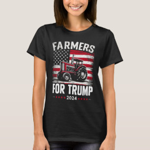 Camiseta Fazendeiros Americanos Para Eleições Trump Nos Eua