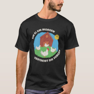 Camiseta Fazendeiros de galinha e fazendeiros cultivam fran