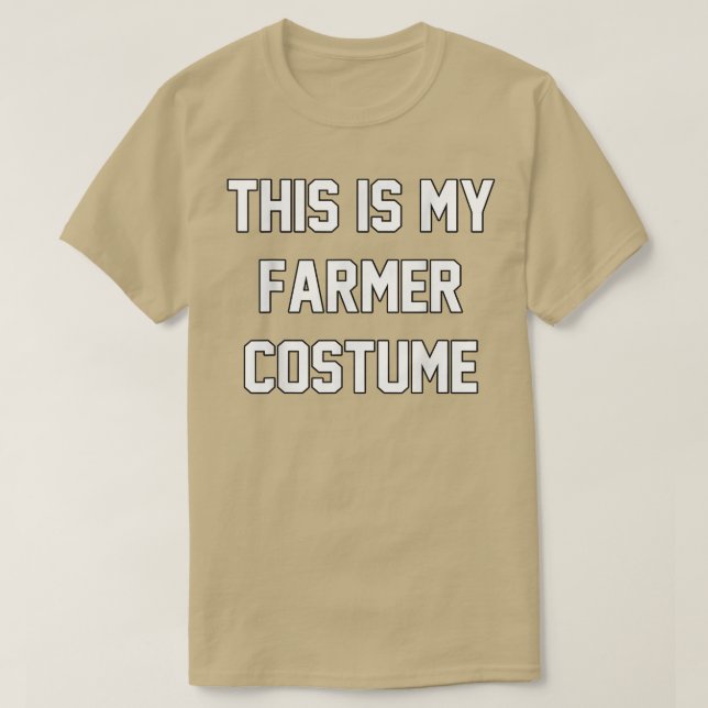 Camiseta Fazendeiros Este É O Meu Costume De Agricultura (Frente do Design)