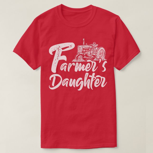 Camiseta Fazendeiros Filhas Fazendas Trator Lover (Frente do Design)