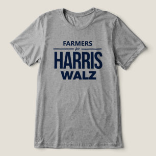 Camiseta Fazendeiros para Harris Walz
