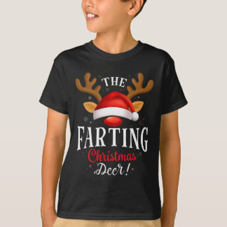 Camiseta Fazendo a festa da família de veados de Natal Pjs 