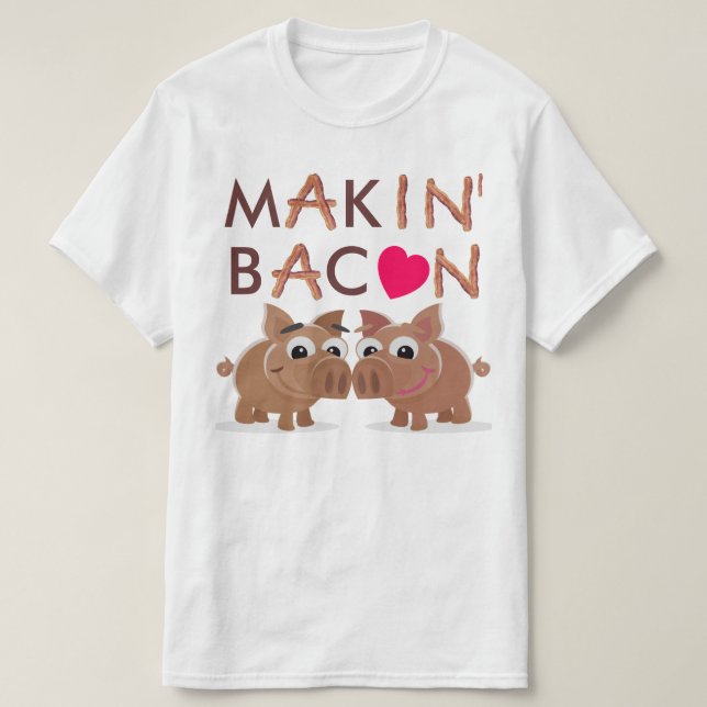 Camiseta Fazendo Bacon (Frente do Design)