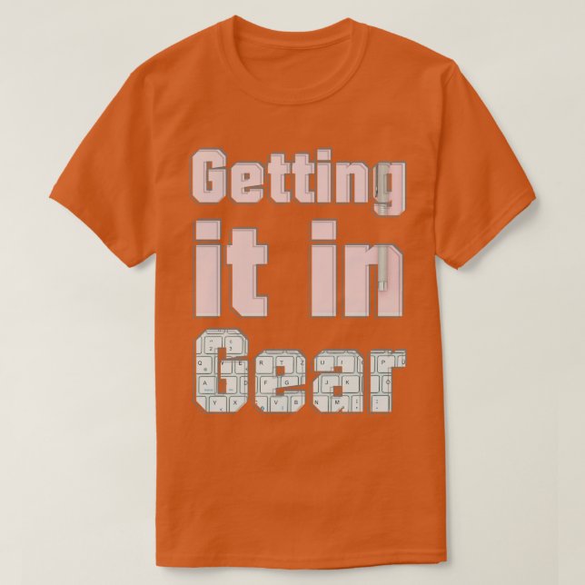 Camiseta Fazendo em Gear (Frente do Design)